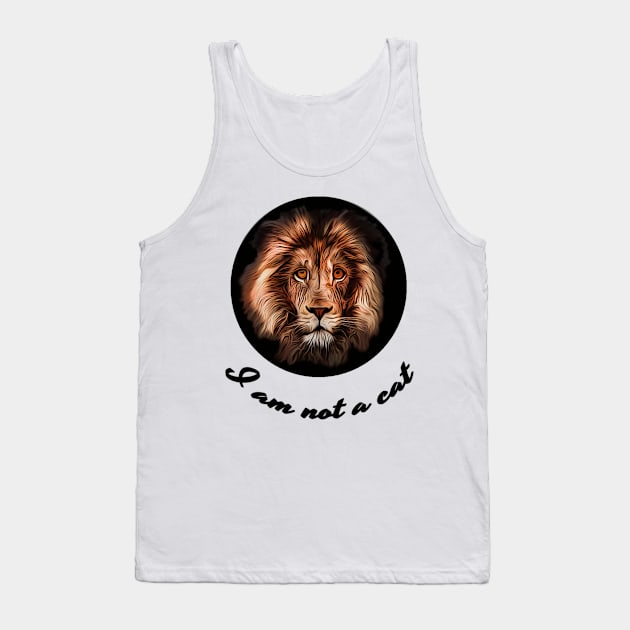 I am Not a Cat Tank Top by Super print